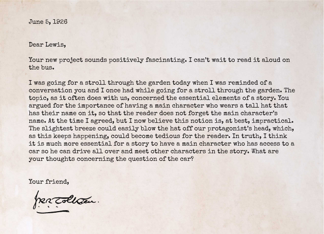 Illustration for article titled These Letters Between C.S. Lewis And J.R.R. Tolkien Shed Light On One Of The Greatest Literary Friendships Of All Time
